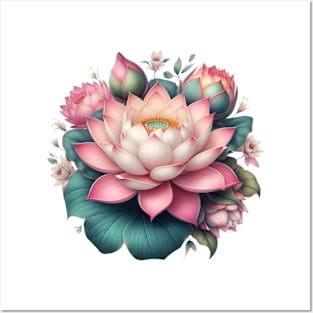 American Lotus Flower lover Posters and Art